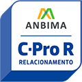 Selo da certificação profissional ANBIMA C-Pro R