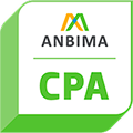 Selo da certificação profissional ANBIMA CPA
